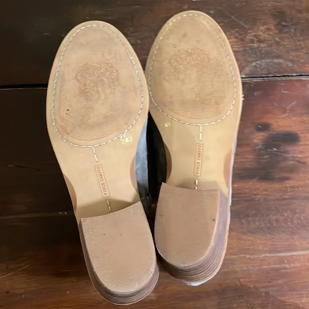 Vince Camuto Pevista Woven Accent Leather Ankle Bootie great summer boot - Picture 10 of 10